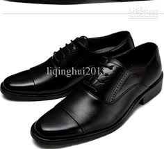 2012 Popular Black Leather Dress Shoes Men's Casual Shoes Groom ...