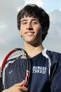 Howard High School junior tennis player Andrew Pagan poses for a photo ... - 68939589