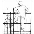 Fencing coloring page