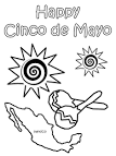 Cinco de Mayo coloring page