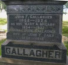 Mary Ann McCann Gallagher (1854 - 1932) - Find A Grave Memorial - 73482227_131091510220
