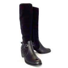 Gabor Boots | Gusto Ladies Long Boot in Black | Mozimo