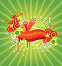 Funky Retro Banner - Vector Graphic by DryIcons