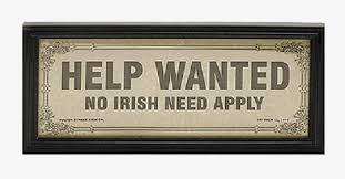 no irish