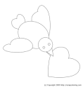 Pigeon coloring page