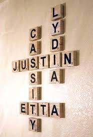 Scrabble Wall on Pinterest | Scrabble Wall Art, Scrabble and ...