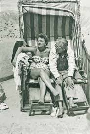 Ernst und Karola Bloch im Strandkorb (Privatarchiv, Frau Süßens, Westerstede)
