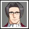 Miles Edgeworth - The Ace Attorney Wiki - Ace Attorney Investigations, Phoenix Wright, Apollo Justice and more! - GlassesEdgeworthMugshot