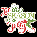 Tis The Season SVG scrapbook title christmas svg scrapbook title.