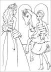 Barbie Thumbelina coloring page