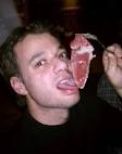 I tried the raw meat,