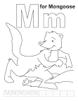 Mongoose coloring page
