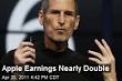 Apple Earnings Nearly Double