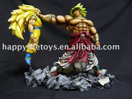 Collectible dragonball z 13.4\u0026quot; broly goku vs estátua de resina Veja a imagem maior - Collectible_Dragonball_z_13_4_Broly_VS_Goku_resin_statue