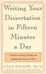 Writing Your Dissertation in Fifteen Minutes a Day