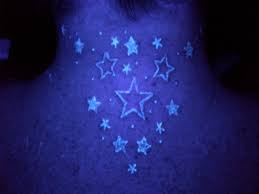 Tattoo Tribal Star Black Light