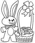 Easter coloring page