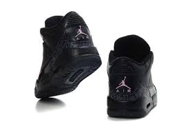new air jordan 3 retro women shoes in all black