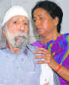 Dilbagh Singh (85) and his wife Tripta Singh, who were beaten up by - chd9
