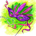 Lafayette Public Library » MARDI GRAS Mask Craft