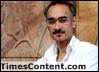 Fashion designer Ravi Bajaj poses during a photo shoot with Bombay Times in ... - Ravi-Bajaj