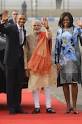 Narendra Modi Outshines Michelle Obama With Surprise Airport.