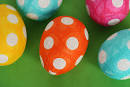 not martha — to make: papier-mache EASTER EGGS