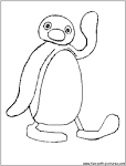 Pingu coloring page