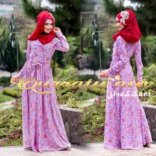 butik busana muslim online GHASSANI DRESS by QURATUAIN