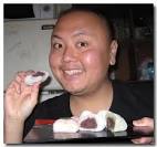 Daifuku is a Japanese sweet snack made from pounded rice (mochi) and stuff