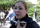 La periodista Daniela Candia fue abordada por diversos medios de ...