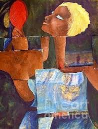 African Blonde Painting by Veroniccah Muwonge - African Blonde ... - african-blonde-veroniccah-muwonge