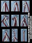 How to make a 4 cord braid