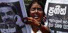 ... columnist Prageeth Eknaligoda during a protest in Colombo June 8, 2011. - Sri%20Lanka%20WR%202012