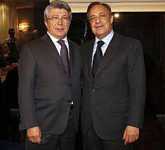 Enrique Cerezo y Florentino Pérez durante un acto conjunto