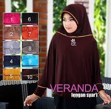 Jual Jilbab Instan Jumbo Veranda Lengan Syar'i Harga Murah | Dorie ...