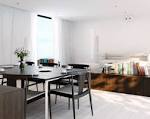 <b>Unique</b> Vivid <b>Design</b> White <b>Dining</b> Room Brown Black Table Set <b>...</b>