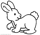 Bunny coloring page