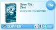 there were Zest coupons