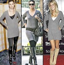 leggings and boots