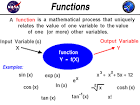 Functions