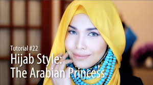 Adlina Anis] Hijab Tutorial 22 | The Arabian Princess - YouTube