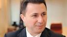 Premier Nikola Gruevski.