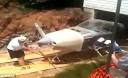 Man knocks out basement wall to free plane he had been secretly ...