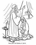 Jacob and Esau coloring page