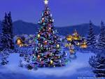Christmas Tree Lights | fairy landscape