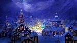 christmas town hd desktop wallpaper