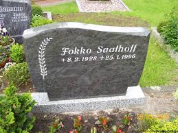 Grab von Fokko Saathoff (08.02.1928-25.01.1996), Friedhof Ochtelbur