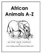Africa coloring page