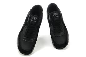black leather nike shoes